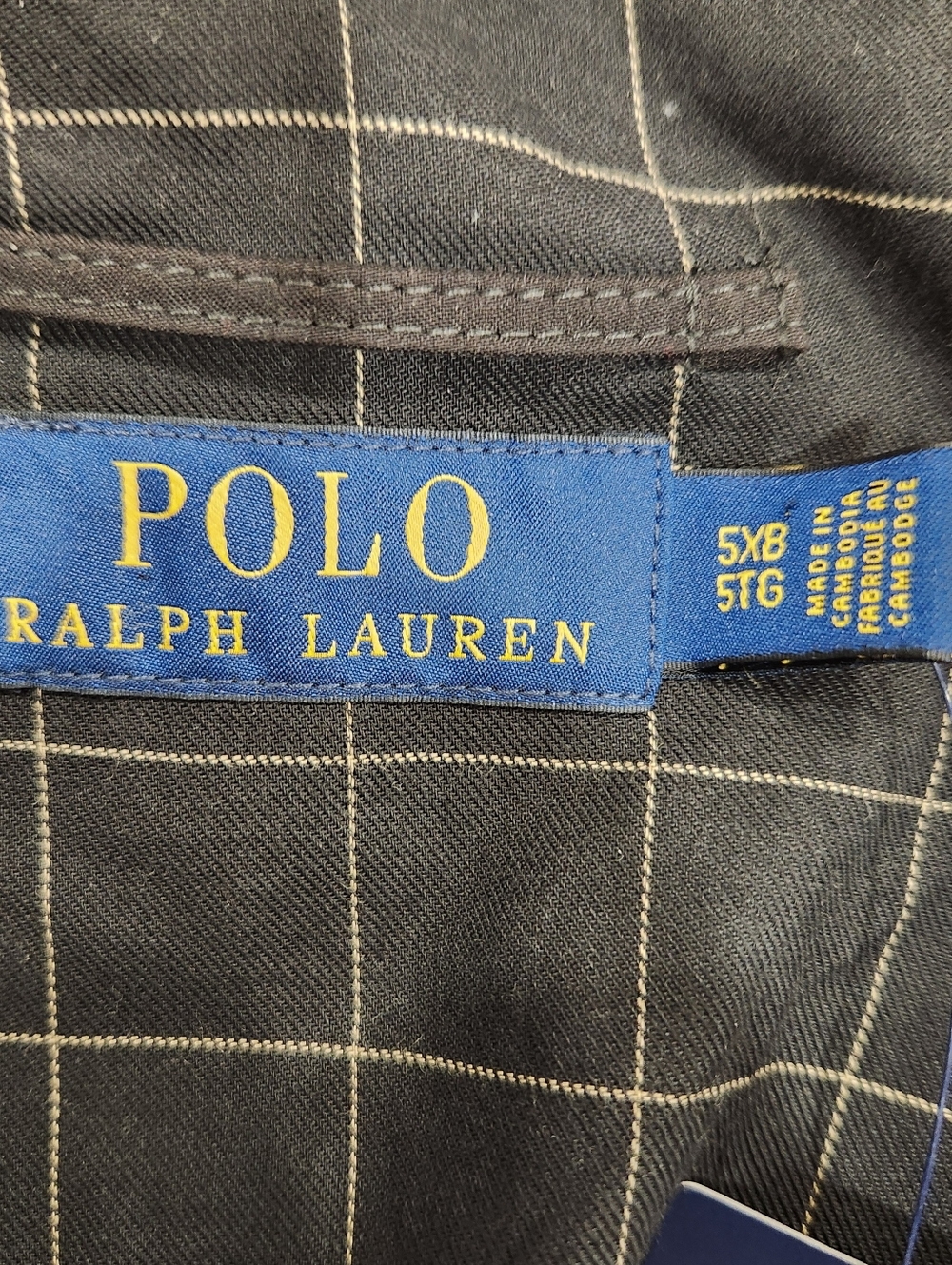 NEW Polo Ralph Lauren Black Bi-Swing Zip Up Jacket Windbreaker 91003 Men's 5XB - Picture 9 of 16